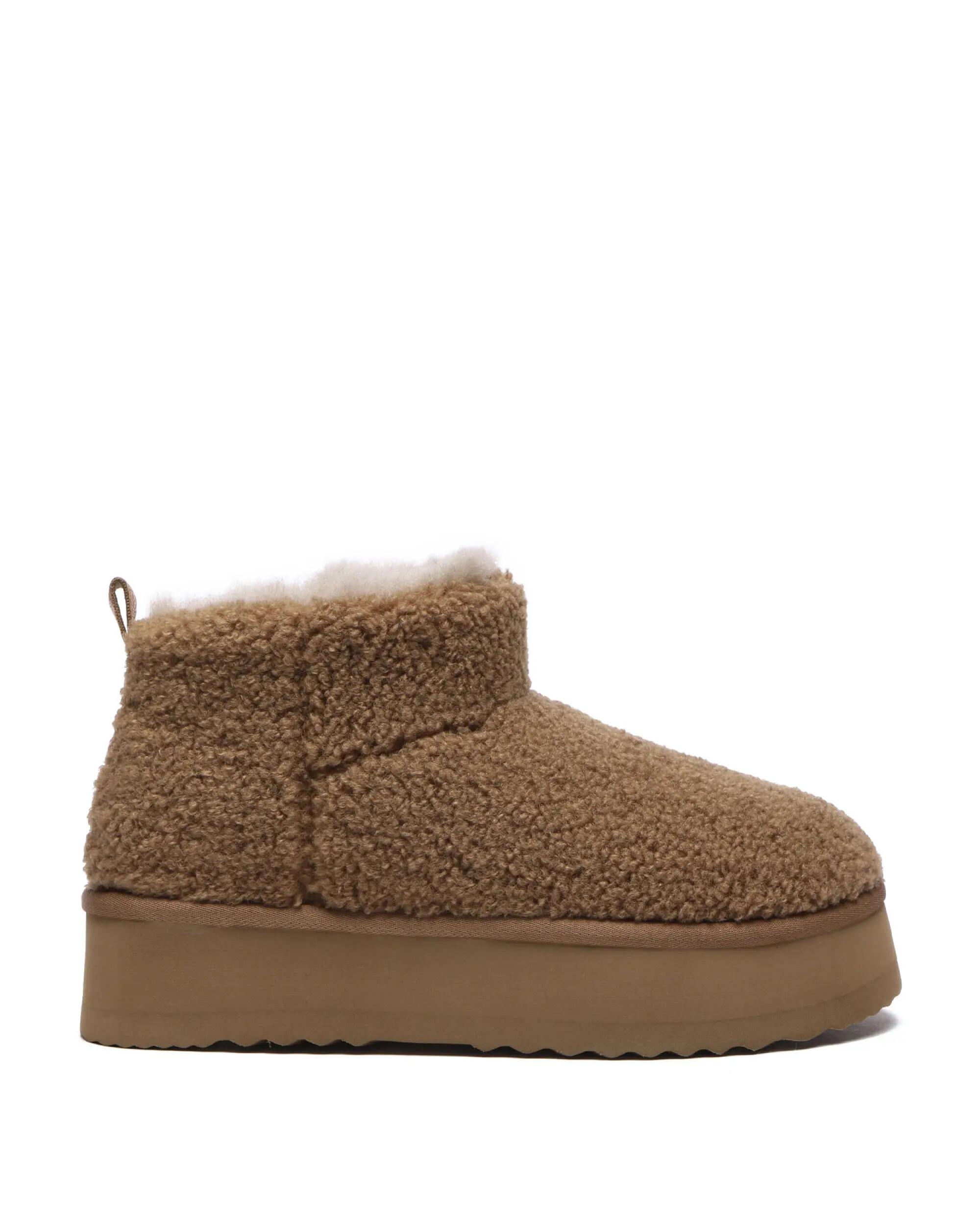 Everau Womens Ultra Platform Teddycozy