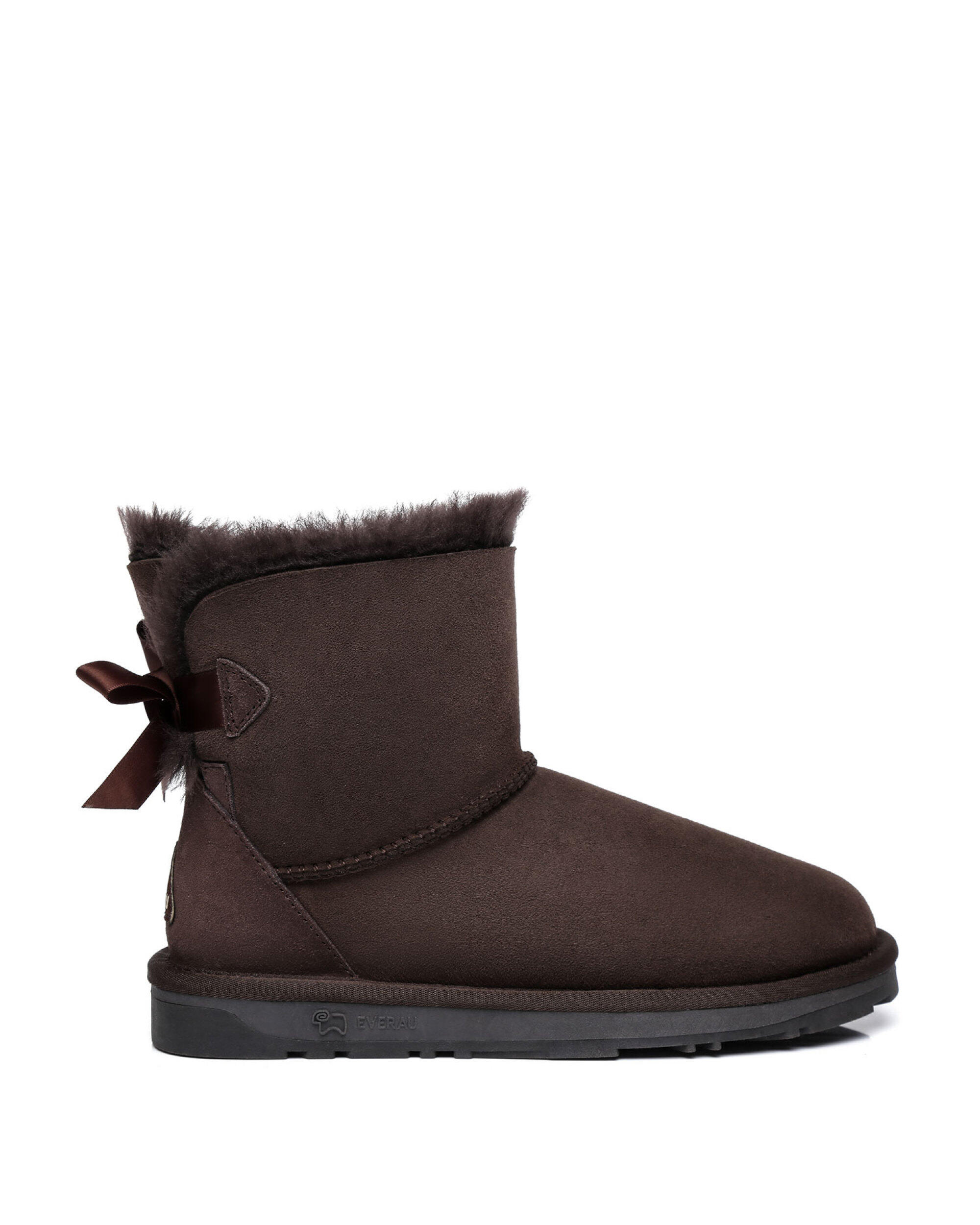 Everau Womens Mini Back Bow UGG Boots