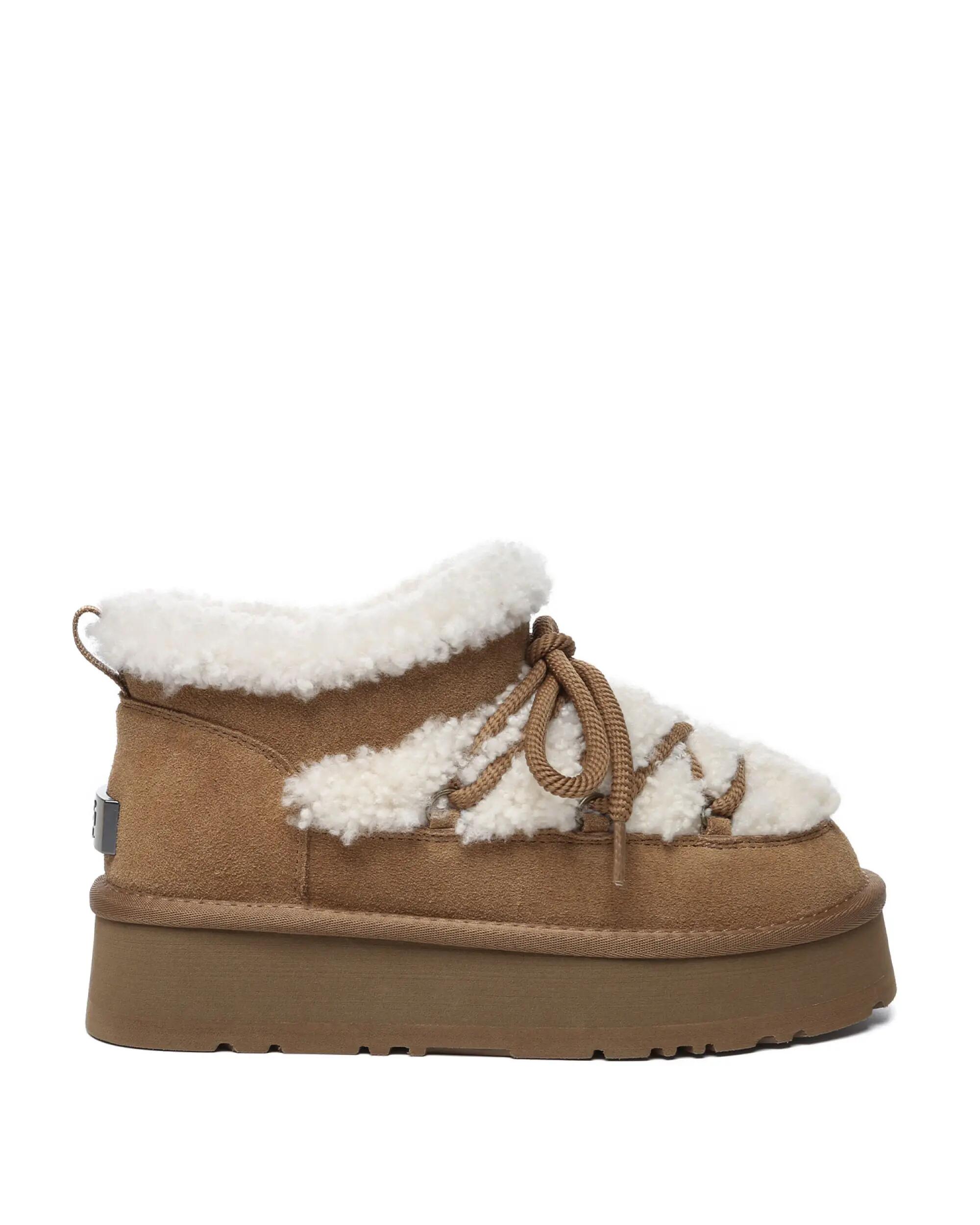 Everau Womens Mini Carmen Platform Boots