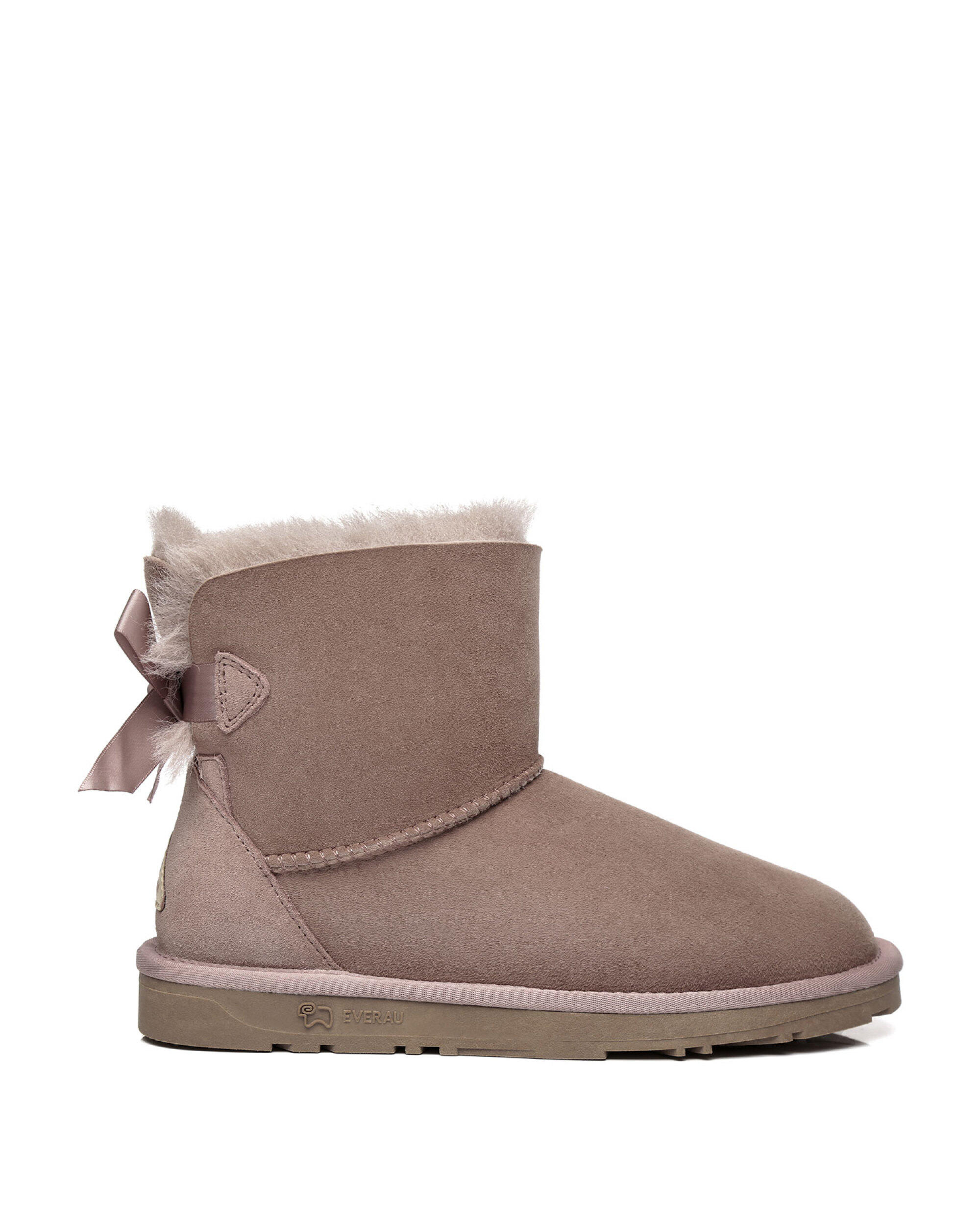 Everau Womens Mini Back Bow UGG Boots