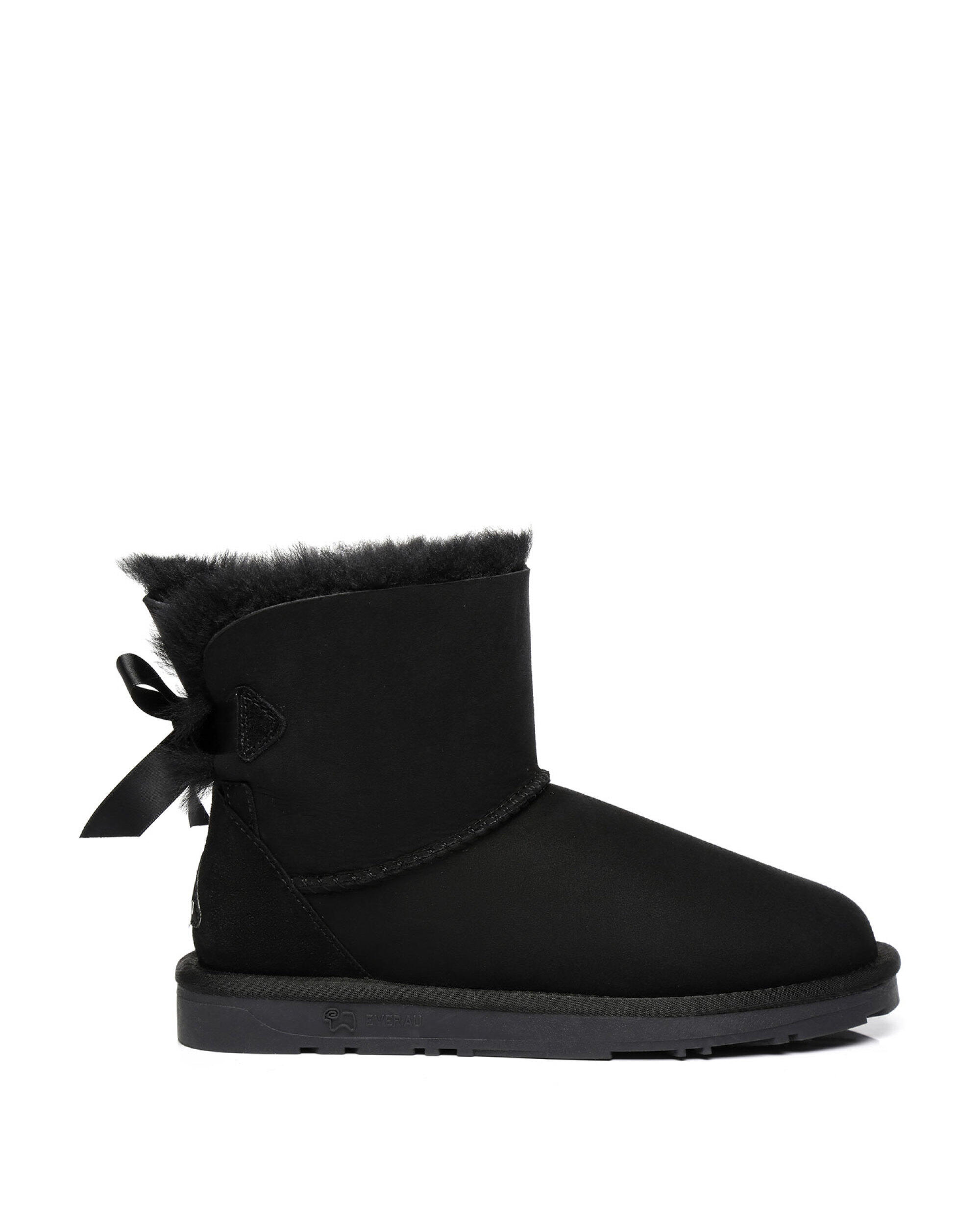 Everau Womens Mini Back Bow UGG Boots