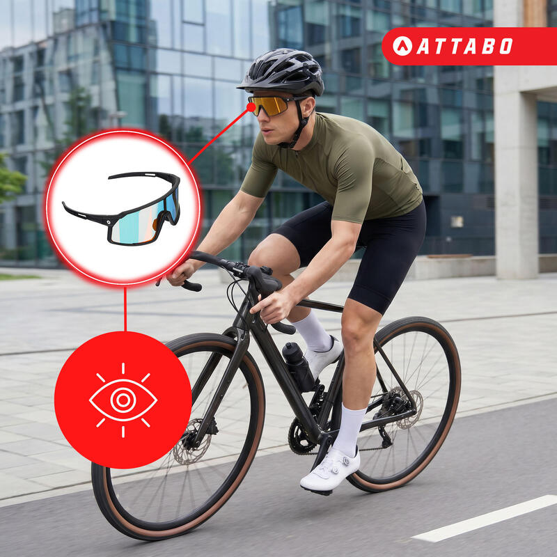 Ochelari de soare pentru bicicletă ATTABO Stilb