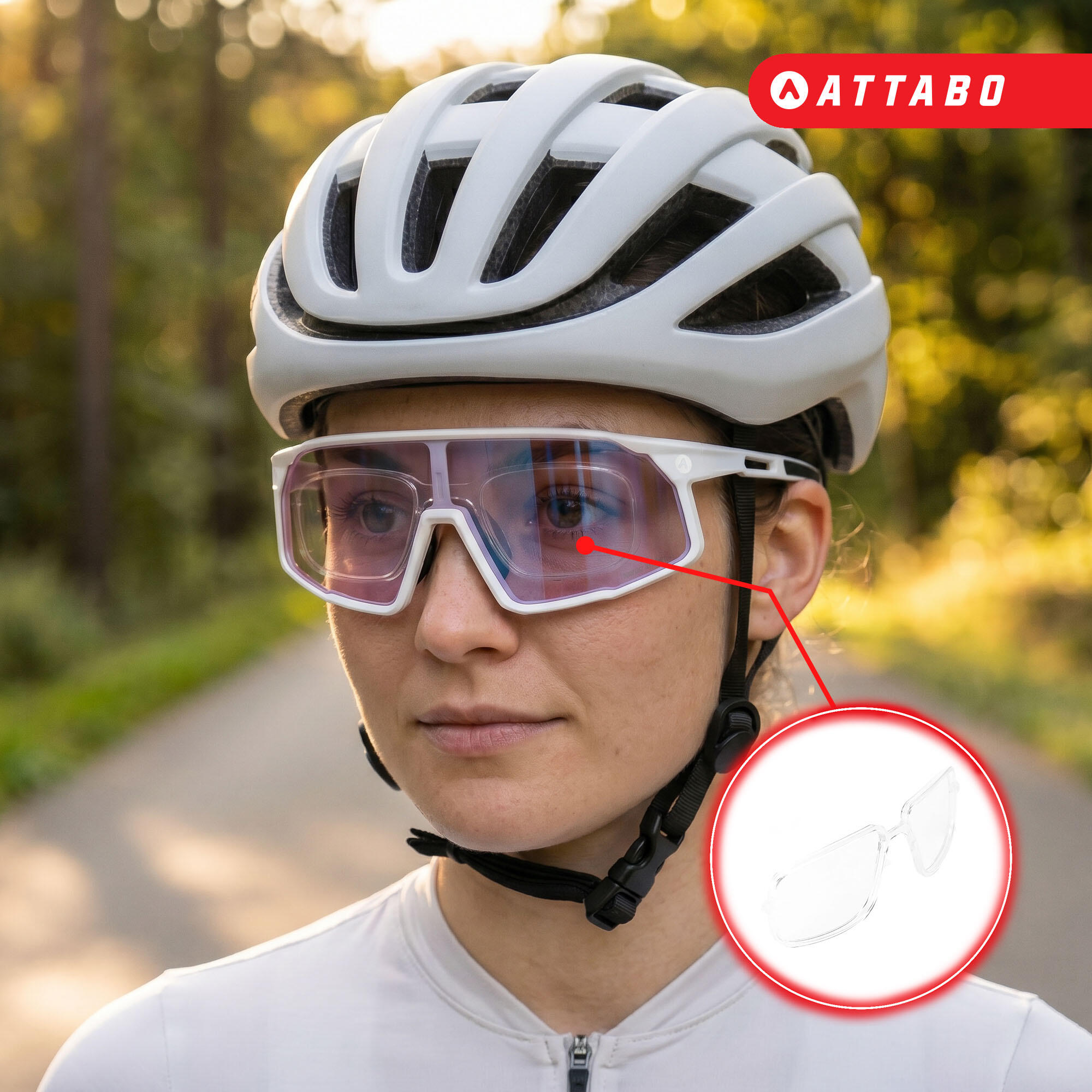 Occhiali da sole da ciclismo ATTABO Stilb 4/7