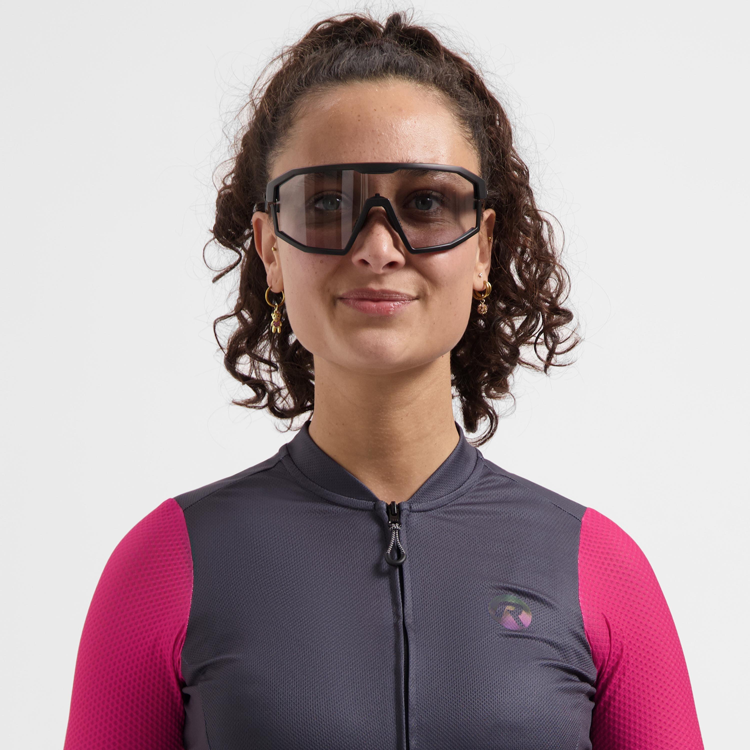 Fietsbril Wielrennen Heren en Dames - Categorie 1-3 - Zwart - Recon PH 4/7