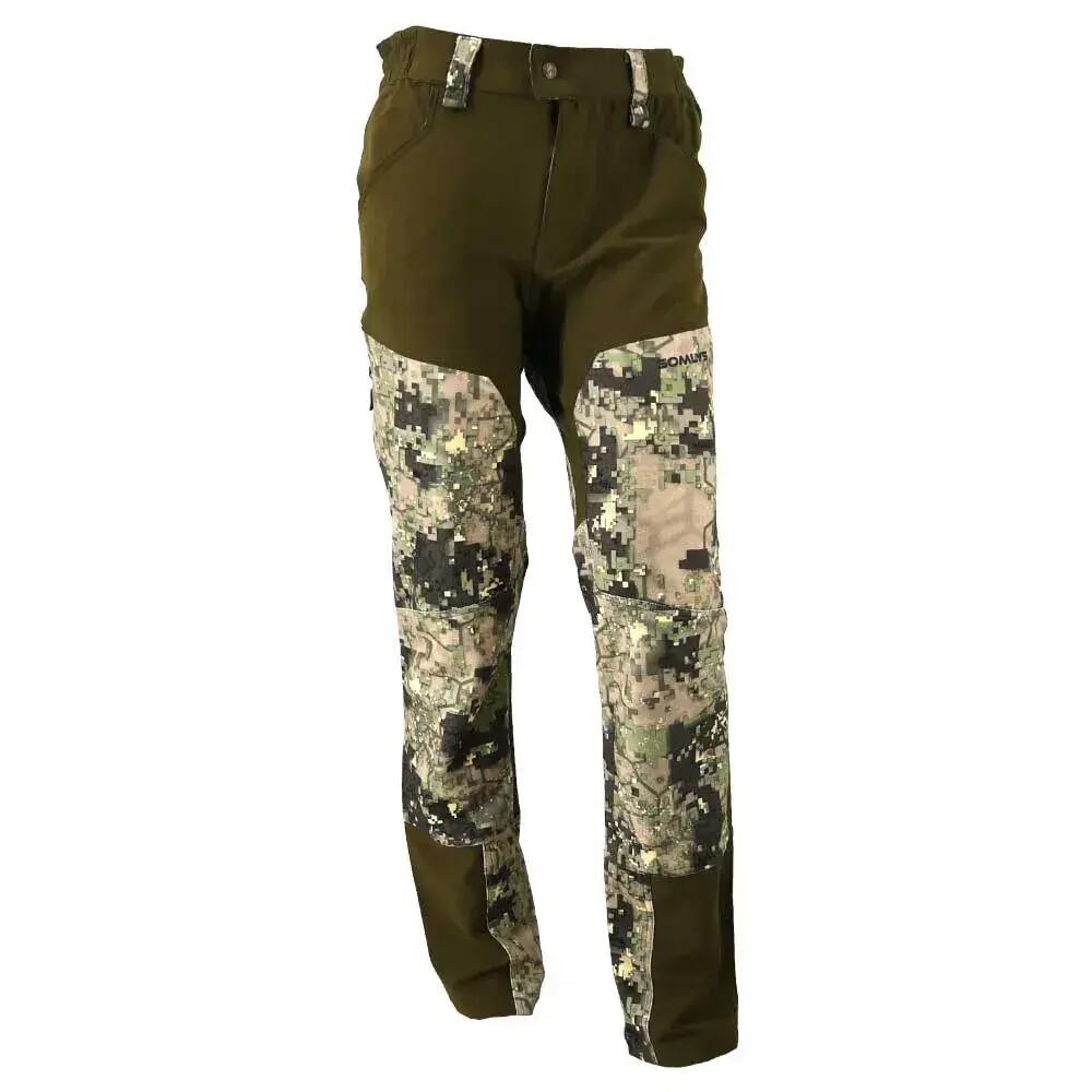 Pantalon de chasse stretch Somlys® 644 camouflage digital vert 2/5