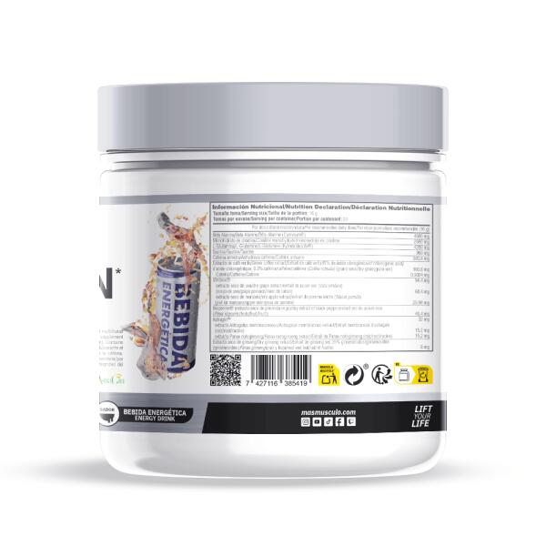 Kongestion Preworkout - 320 g MASMUSCULO Energiedrank 3/6