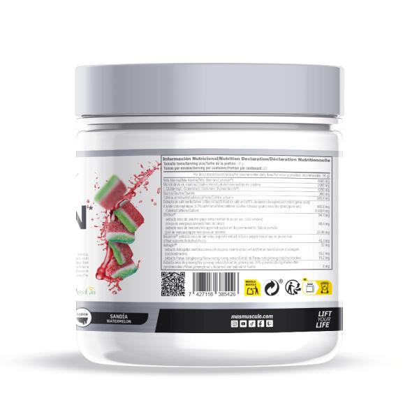 Kongestion Preworkout - 320 g MASMUSCULO Watermeloen Gummies 3/5