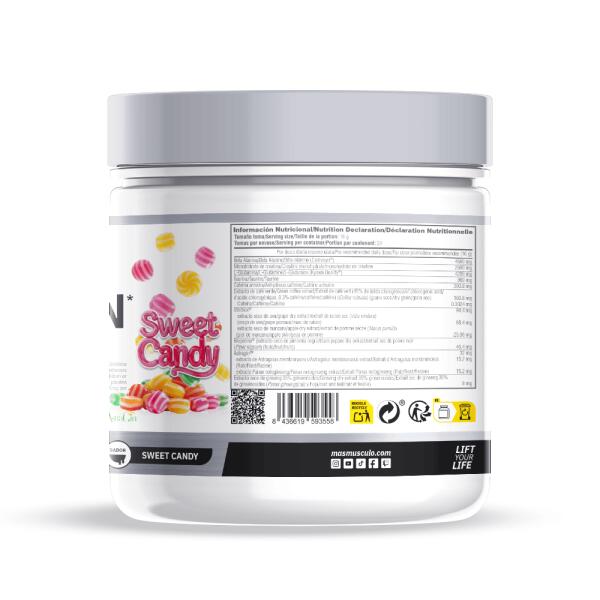 Kongestion preworkout - 320g Sweet Candy de MASmusculo 3/5