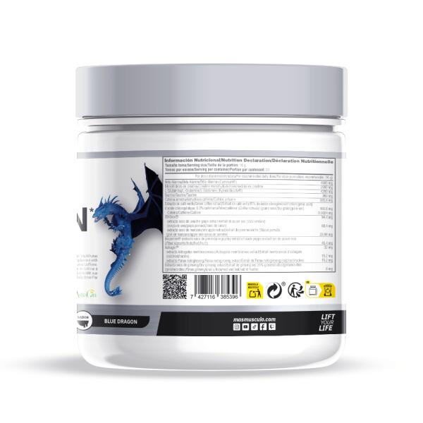 Kongestion Pre-Workout - 320g Blue Dragon MASMUSCULO 3/6