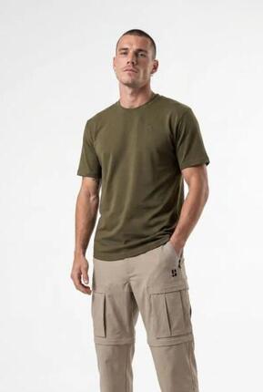 T-shirt outdoor en laine mérinos - Homme - SOLX - Vert olive
