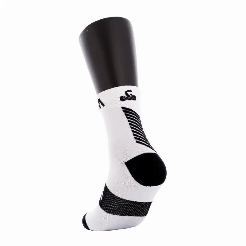 Vibor-a Kait Meias Mid-crew Branco/Negro 35-38 2/5