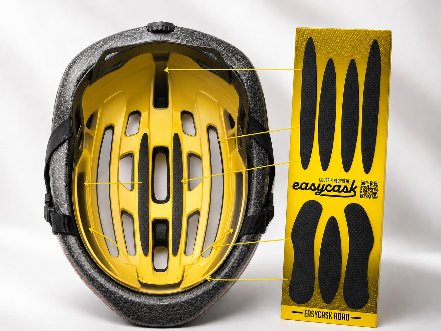 Mousse casque vélo confort respirant universelle – EASYCASK ROAD 4/7