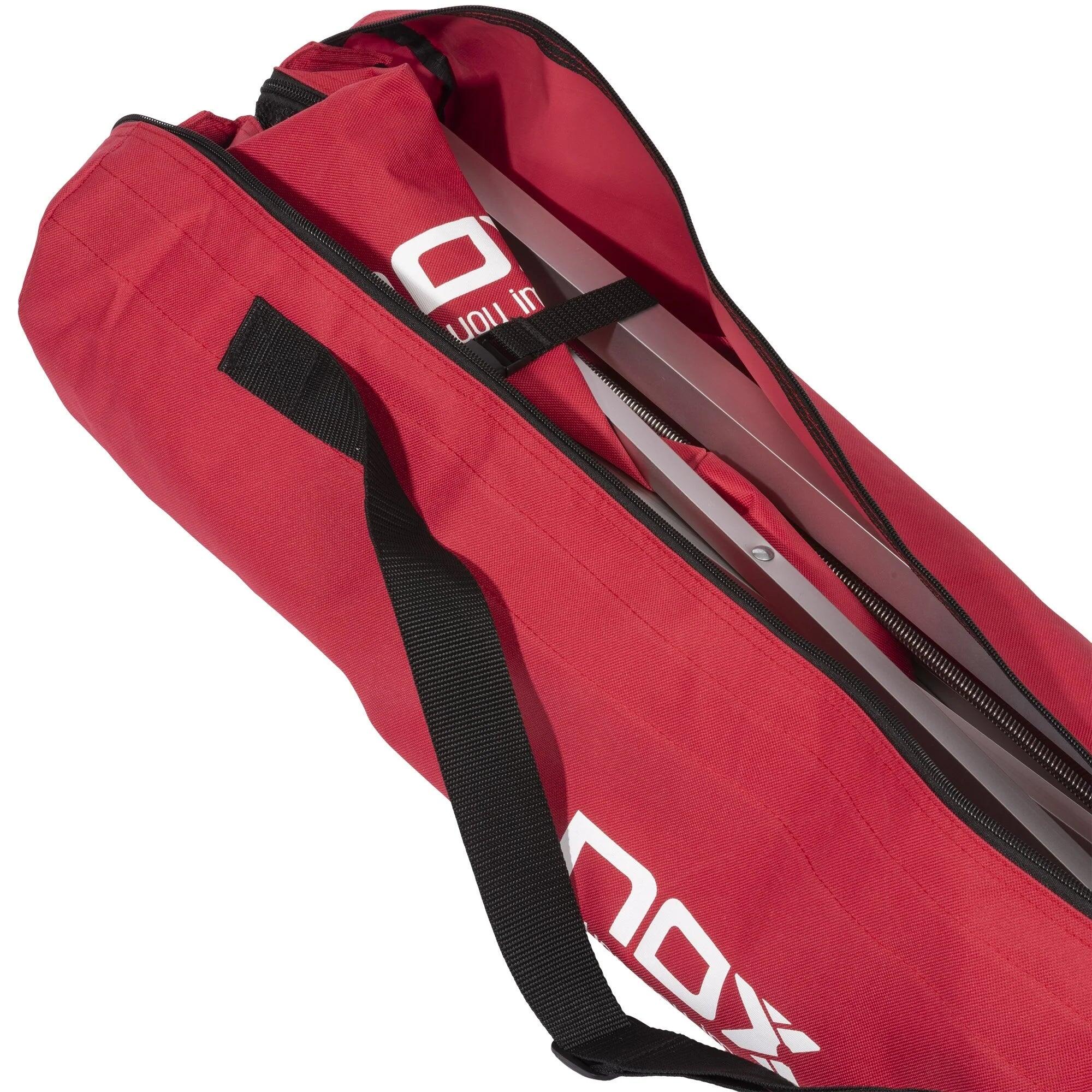 Cesto plegable con ruedas para clases de pádel 6/7