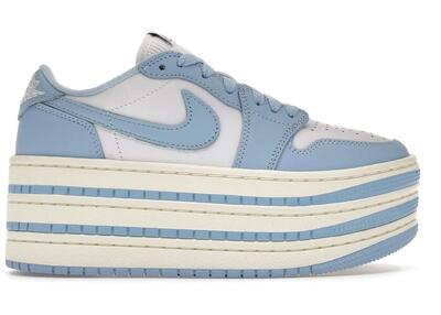 Jordan 1 Low Triple Stack Psychic Blue White - Donna