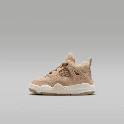 Baskets Jordan modèle Air Jordan 4 Retro TD "Cozy" pour bébé
