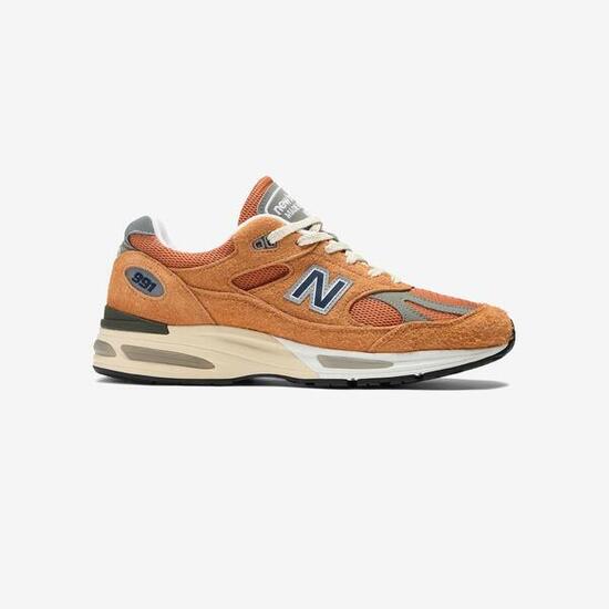 Schoen New balance model New Balance Made in UK 991v2 "Gold Earth" voor unisex
