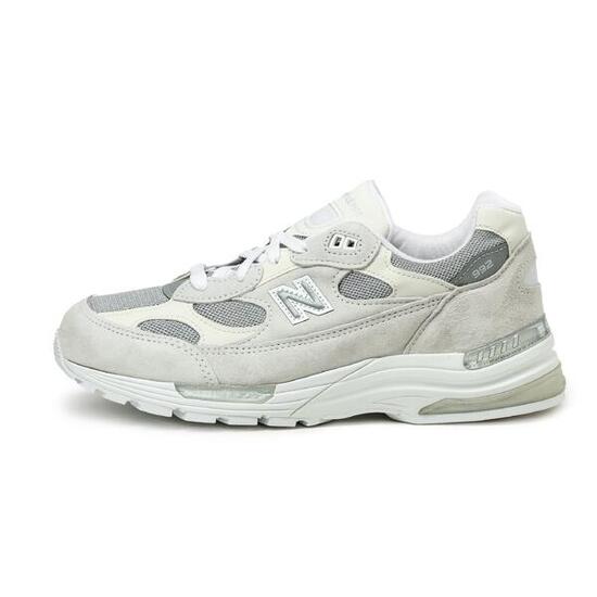 New Balance 992 Made in USA Blanc - Chaussures de marche homme