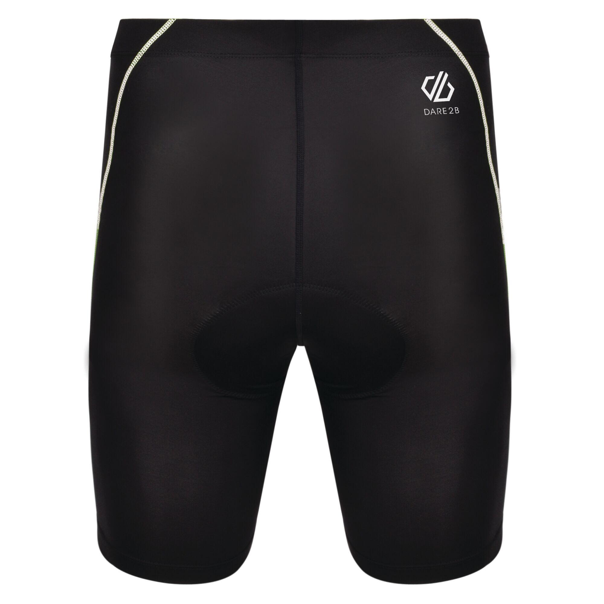 Mens Bold Short Cycling Pants (Black/White) 2/5