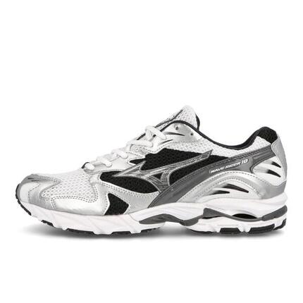 Mizuno WAVE RIDER 10 White Silver Black