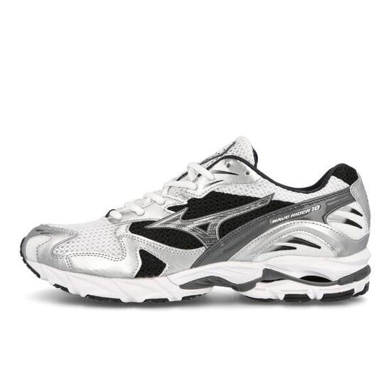 Mizuno WAVE RIDER 10 White Silver Black