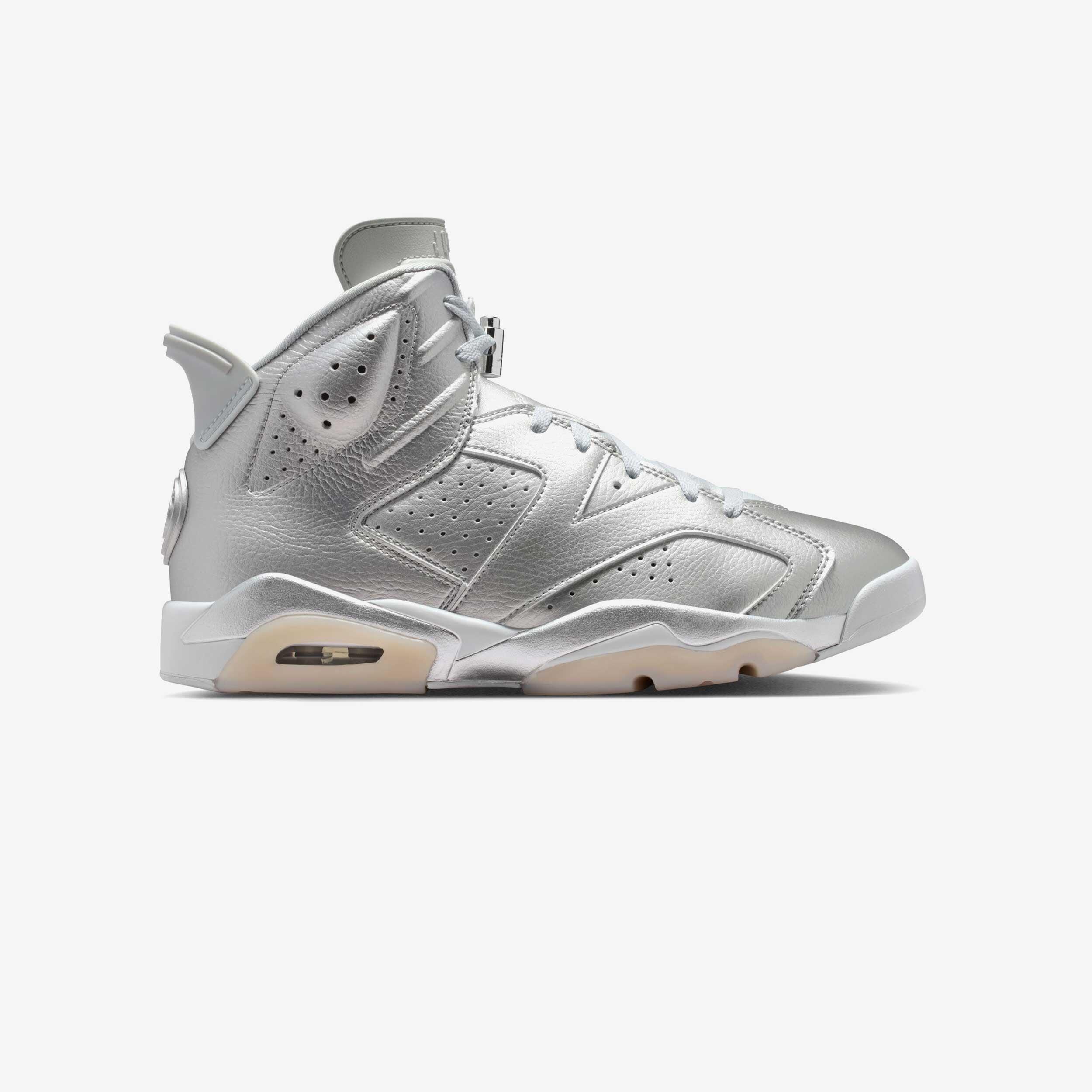 Jordan Air Jordan 6 Retro x PSG Métallique Argent - Baskets homme 1/2