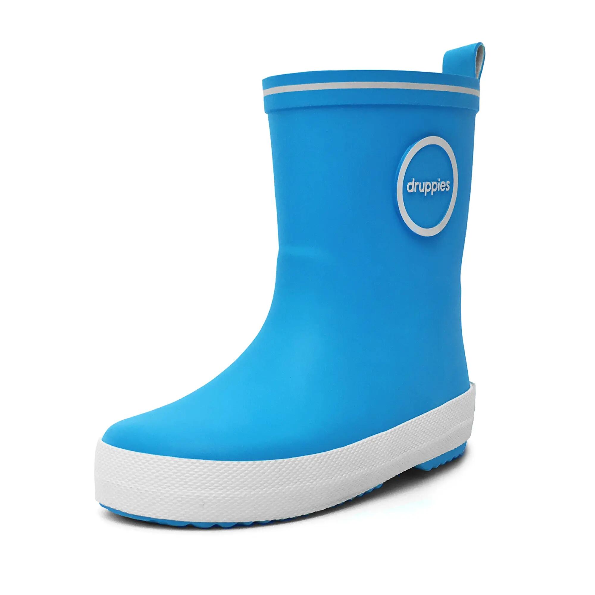Regenlaarzen Kinderen - Natuurrubber Laarzen - Fashion - Blauw - EU 25 3/8