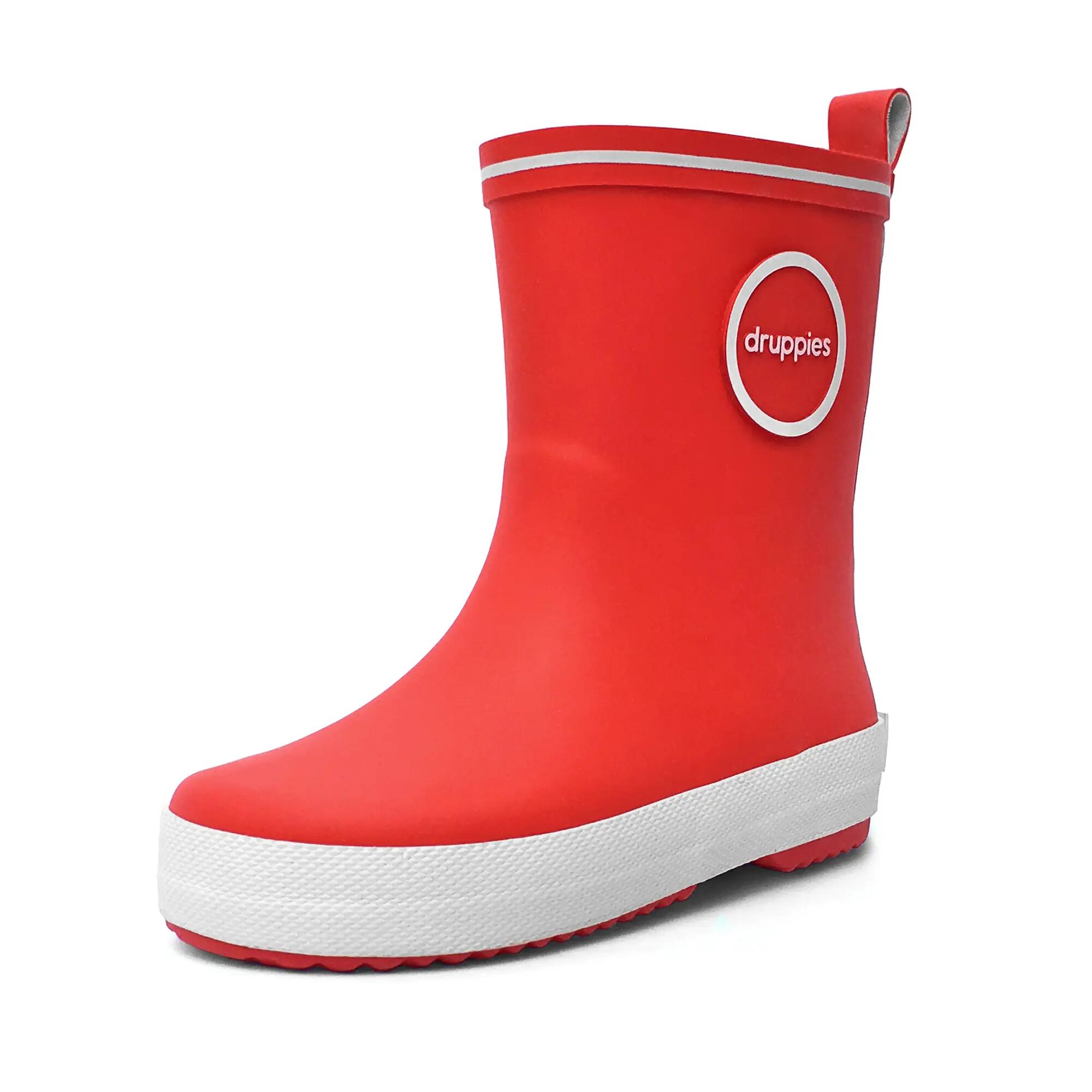 Regenlaarzen Dames - Natuurrubber Laarzen - Fashion - Rood - EU 37 3/9