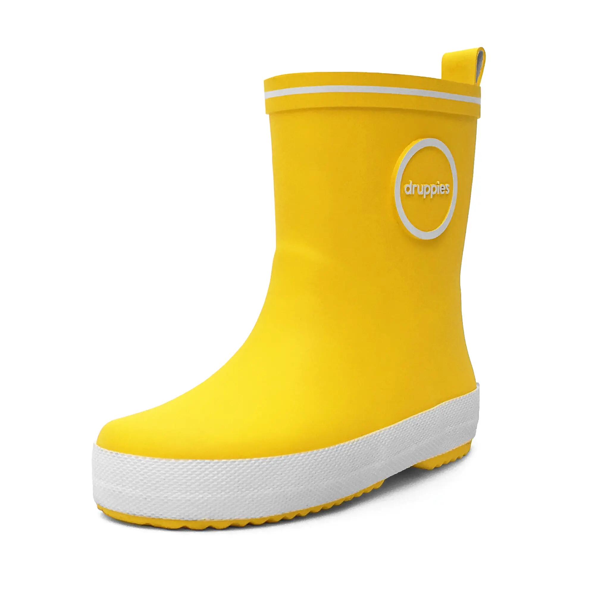 Regenlaarzen Dames - Natuurrubber Laarzen - Fashion - Geel - EU 38 3/9