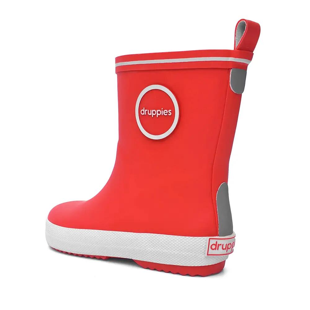 Regenlaarzen Dames - Natuurrubber Laarzen - Fashion - Rood - EU 37 2/9