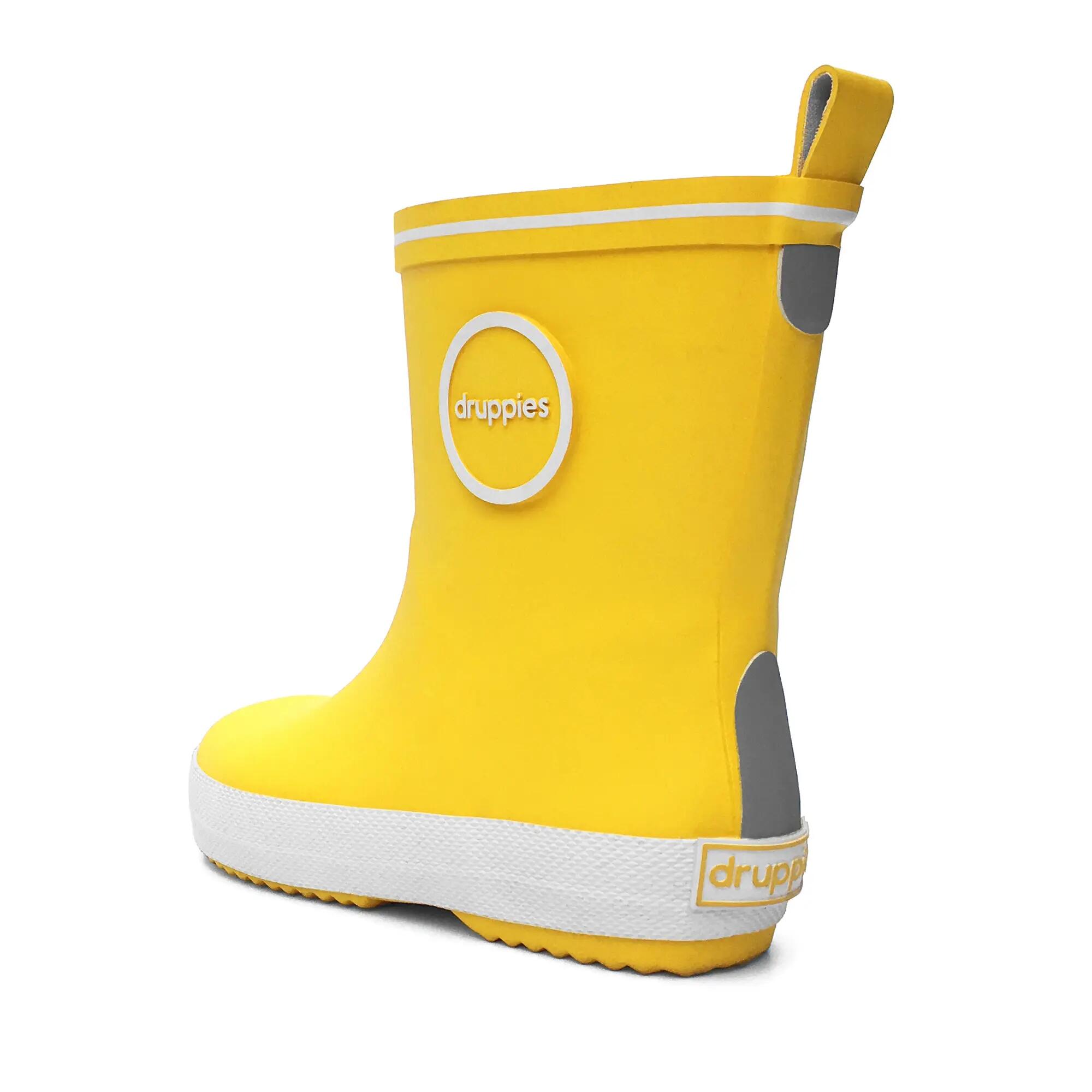 Regenlaarzen Dames - Natuurrubber Laarzen - Fashion - Geel - EU 38 2/9