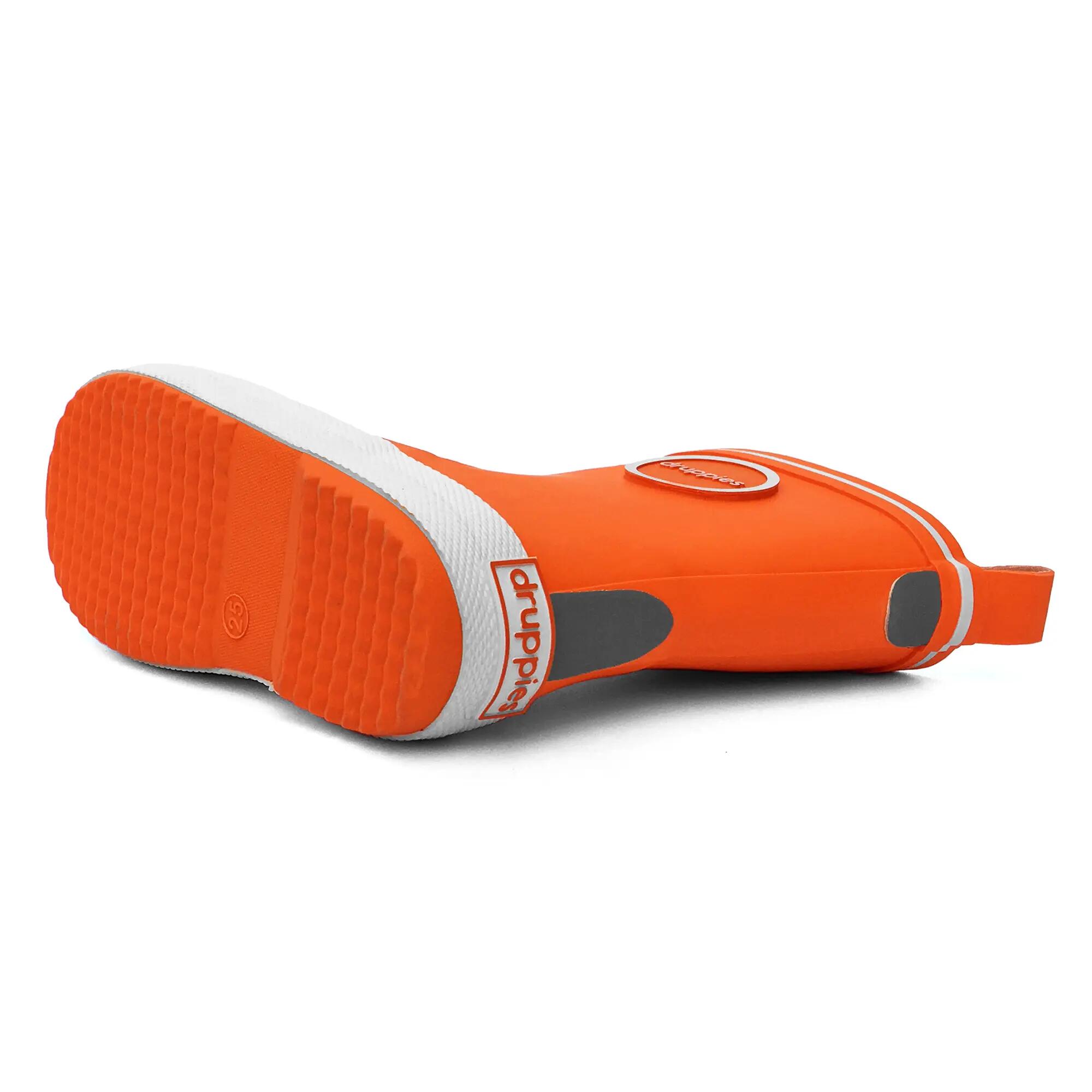 Regenlaarzen Kinderen - Natuurrubber Laarzen - Fashion - Oranje - EU 31 5/8
