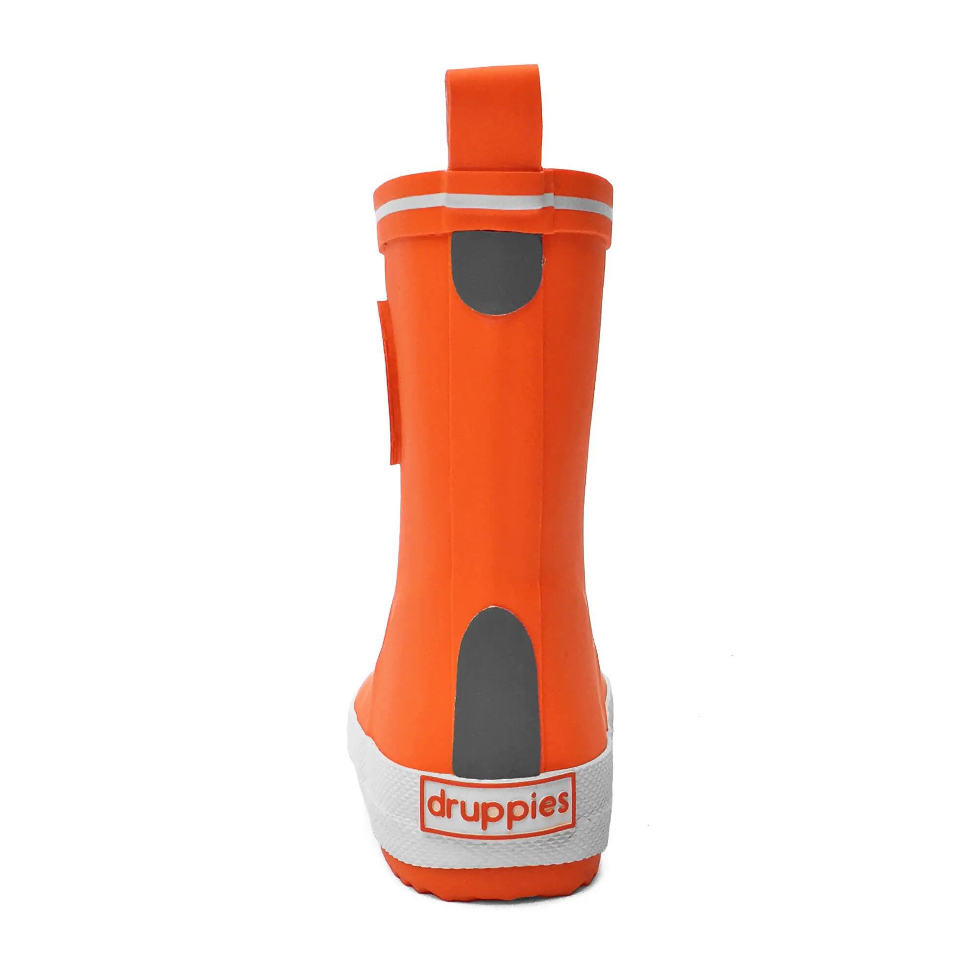Regenlaarzen Kinderen - Natuurrubber Laarzen - Fashion - Oranje - EU 31 4/8