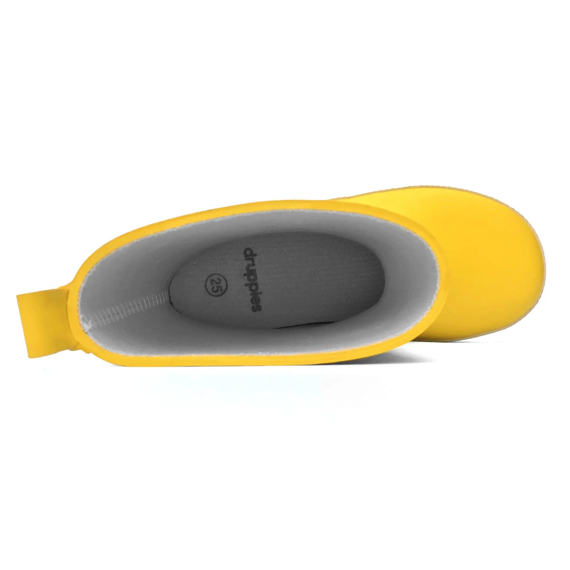 Regenlaarzen Dames - Natuurrubber Laarzen - Fashion - Geel - EU 38 6/9