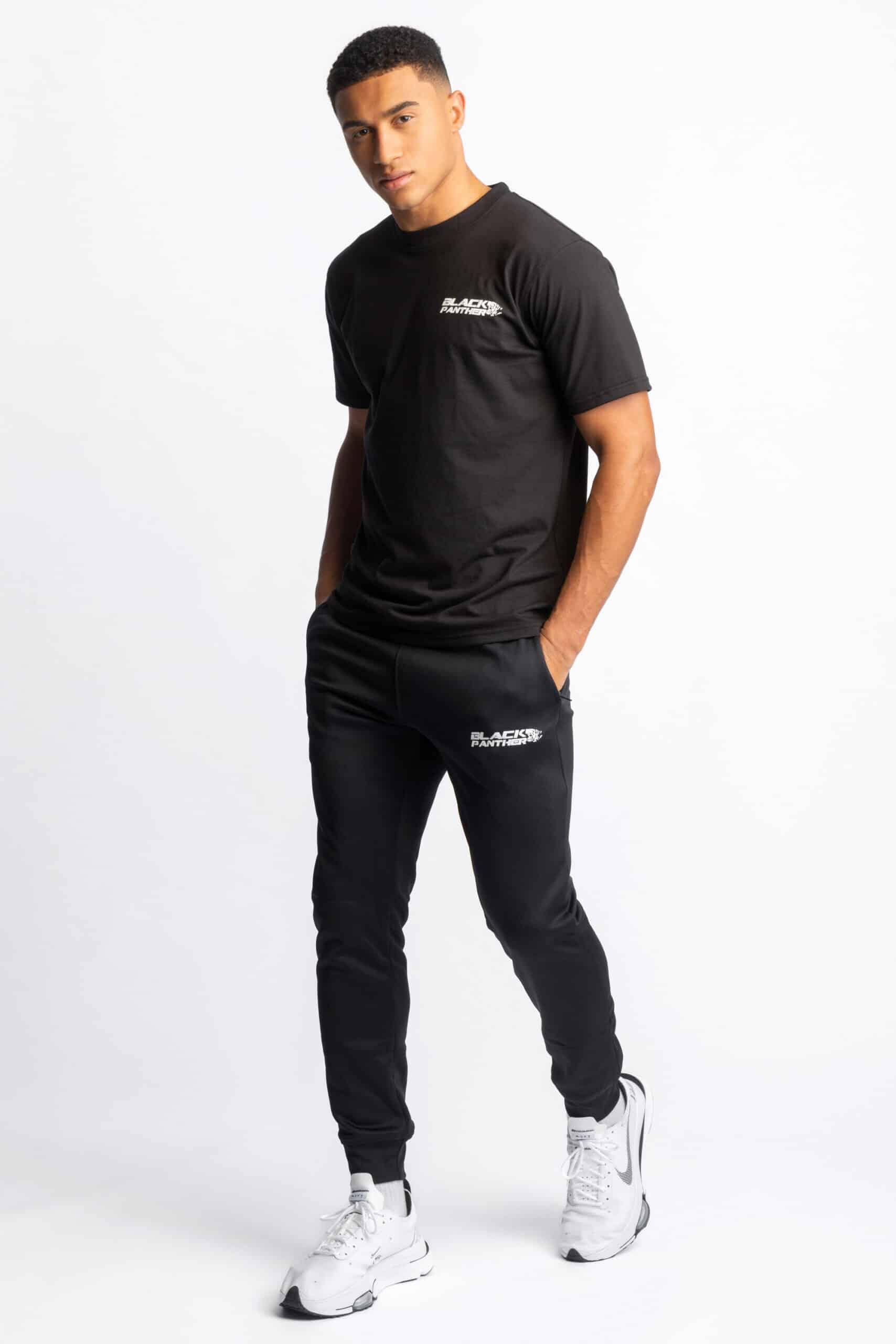 Black Panther T-Shirt Fitness - Heren - Zwart 3/5