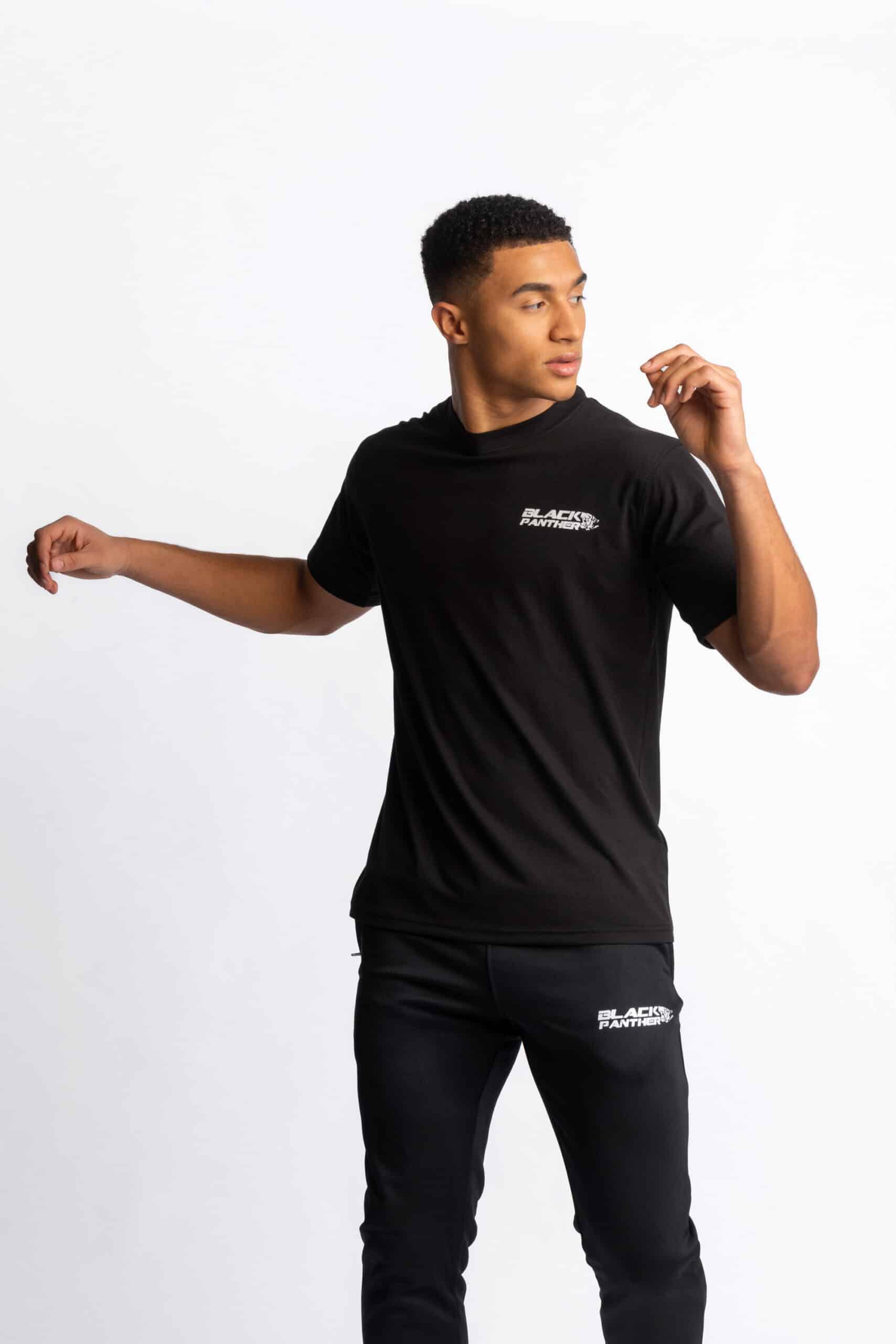 Black Panther T-Shirt Fitness - Heren - Zwart 2/5