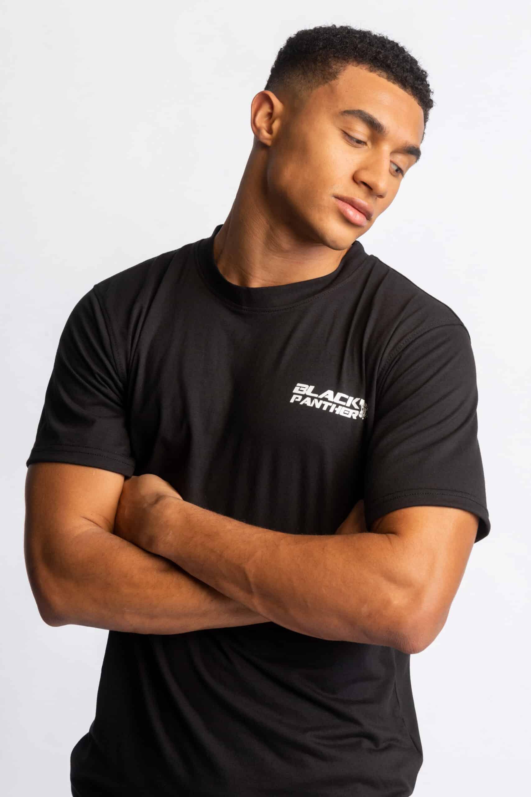 Black Panther T-Shirt Fitness - Heren - Zwart 5/5