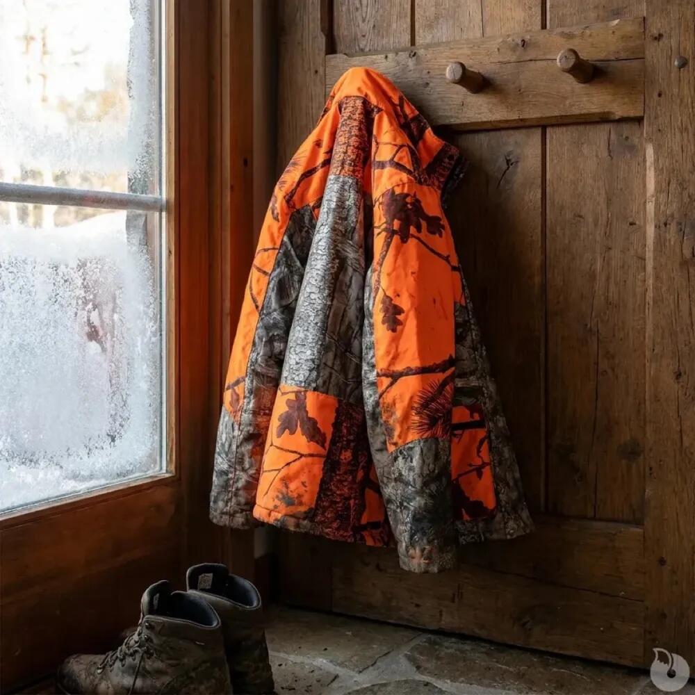 Veste De Poste Treeland Warm Hunt Camo Orange 5/5