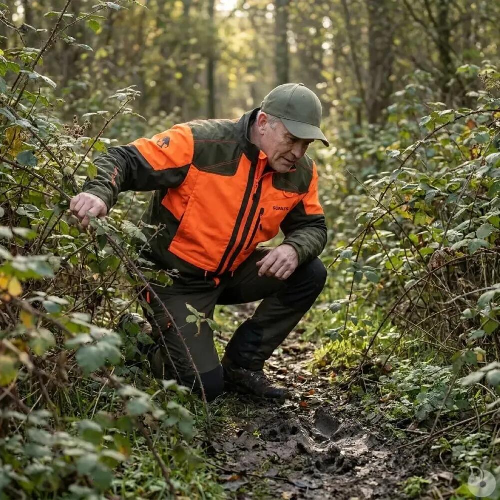 Veste Light Traque Orange Somlys - Chasse Légère Haute Visibilité 3/5