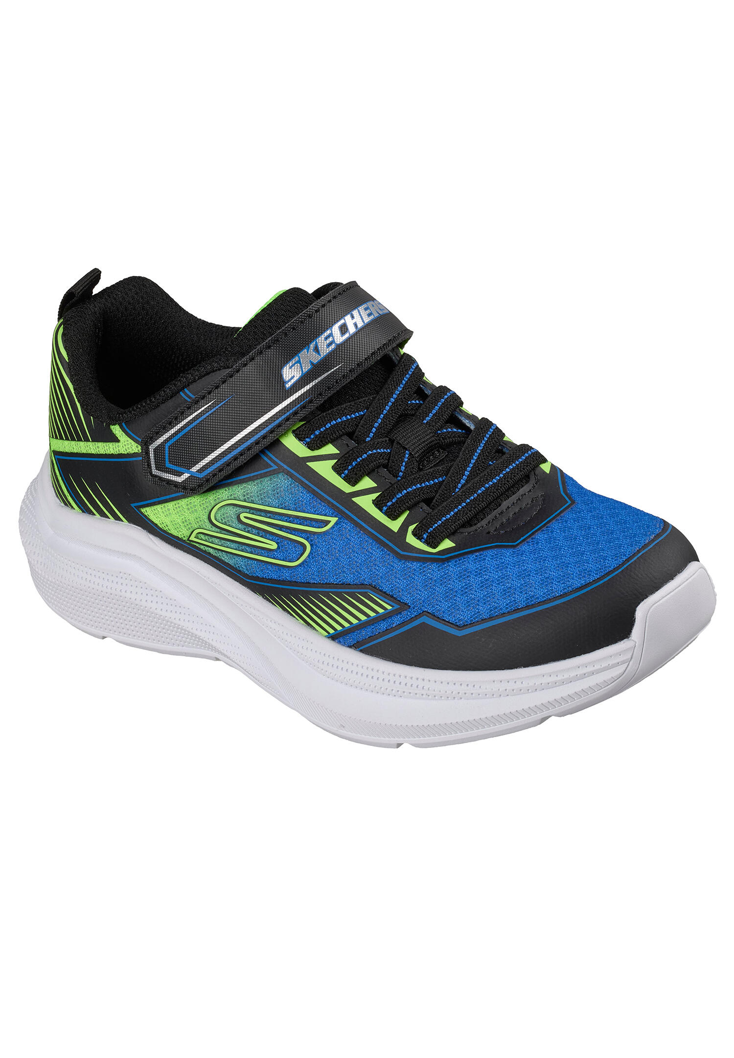 Skechers Kinder Microspec Velocity Grid-Drift Sneaker 404127L BBLM 4/15
