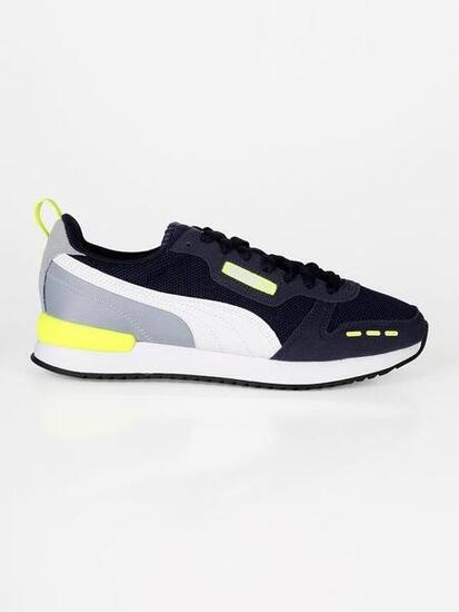 Zapatillas Running Hombre Puma R78 Color Azul Marino, Gris y blanco-373117-34