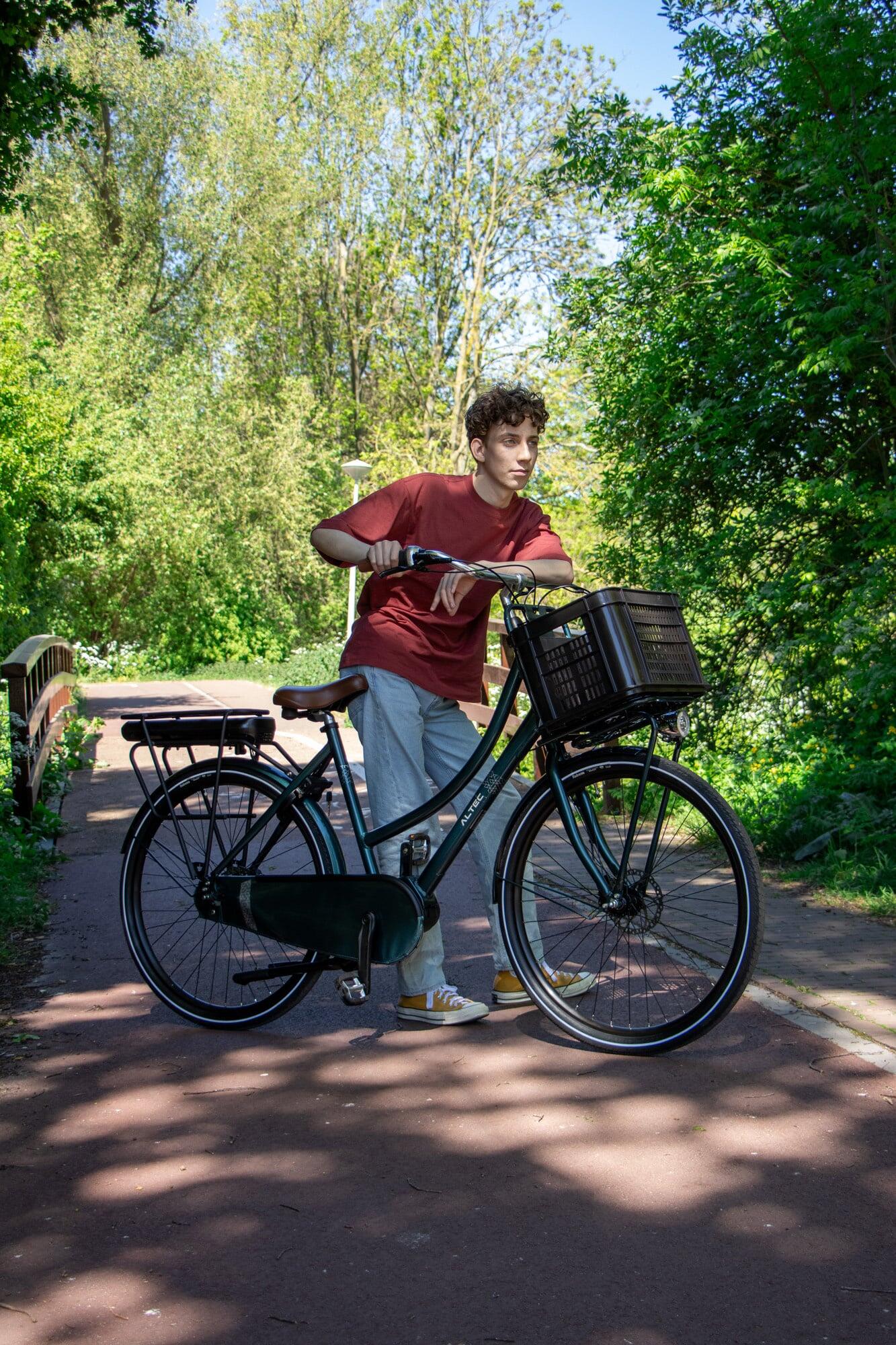 Altec Troja Elektrische Transportfiets 28 inch Hydraulische Schijfrem 53cm 7v 2/7