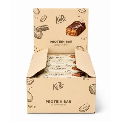 Barre protéinée vegan cacahuètes salées bio 12 x 50 g