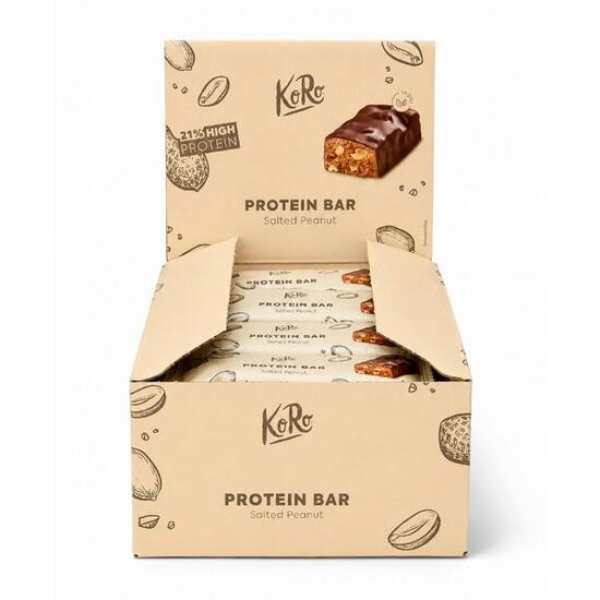 Barre protéinée vegan cacahuètes salées bio 12 x 50 g