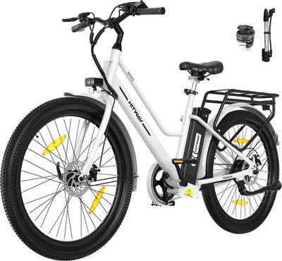 27,5" elektrische stadsfiets lage instap uitneembare accu 13ah bk8s app