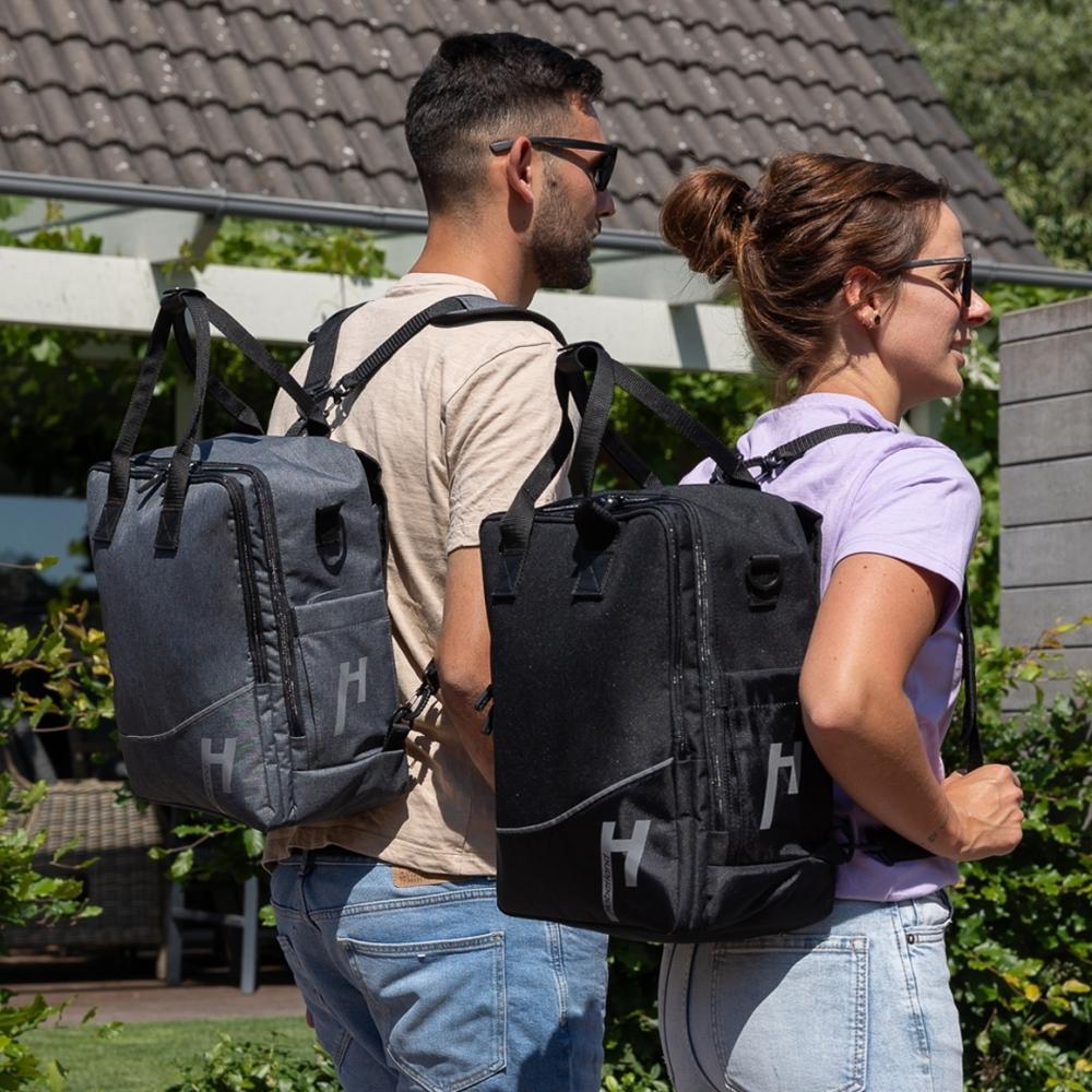 Haberland Bike-Rucksack More Than Work anthrazit - vielseitige Gepäckträger-T... 3/3