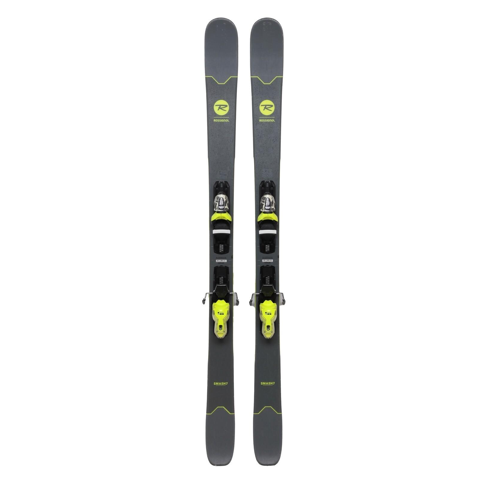 RECONDITIONNE - Ski Rossignol Smash 7 + Fixations 2/4