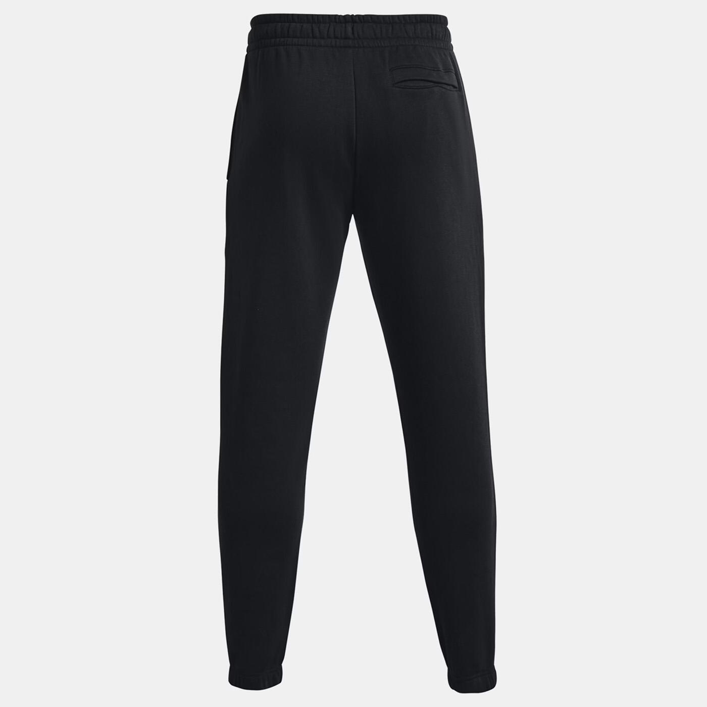 Pantalon de Jogging UA Icon Fleece Noir Joggers pour homme 4/7