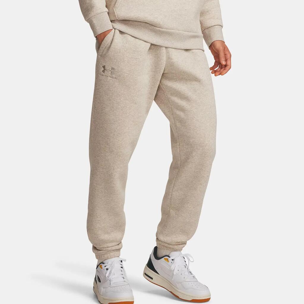 UA Icon Fleece Light Heather Taupe Joggers for Men