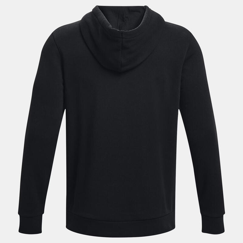 Hanorac UA Icon Fleece negru pentru bărbați