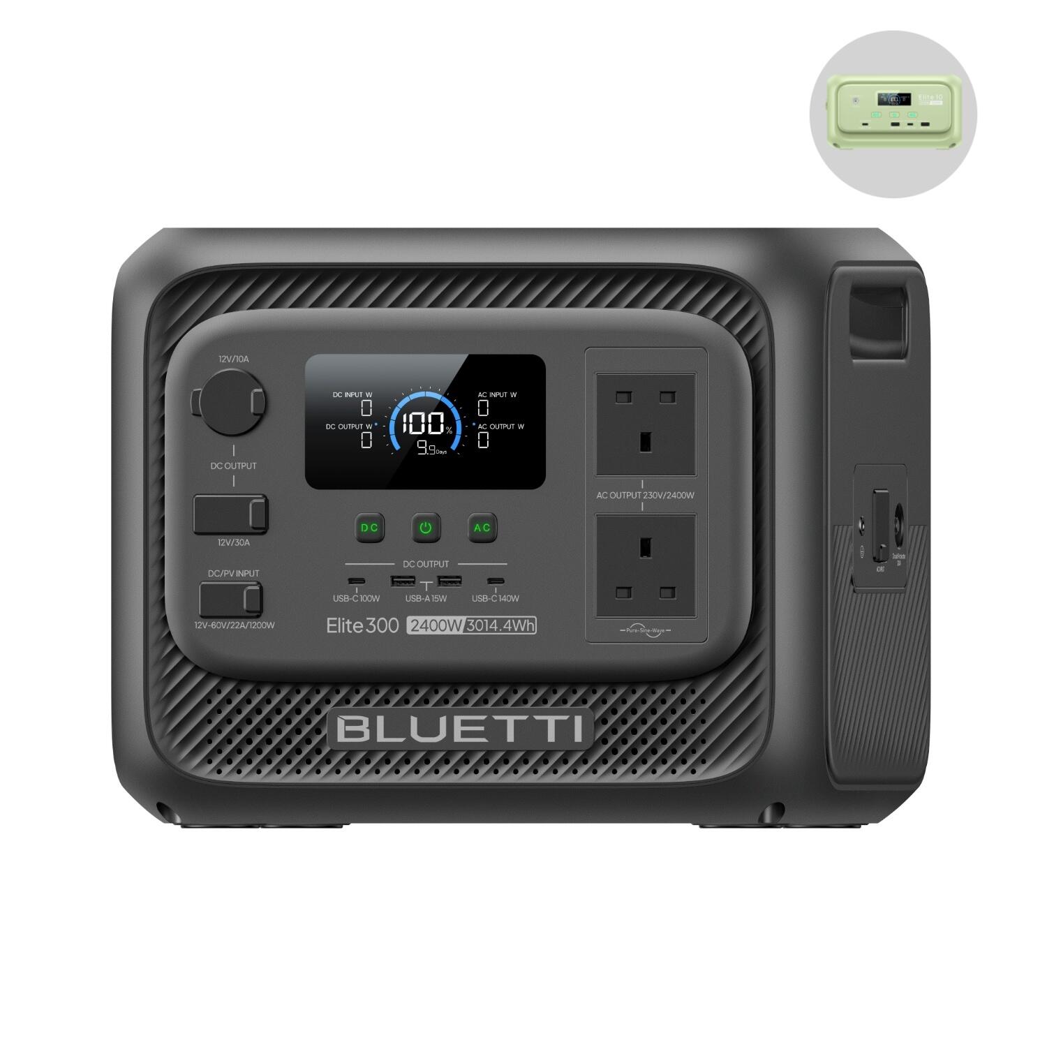 BLUETTI Elite 300 Portable Power Station, 3014.4Wh Capacity for Home Backup,Camping & RV